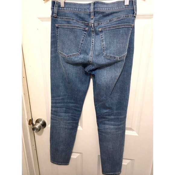J. Crew Denim Womens High-Rise Skinny Jeans Size 27 Fair Trade Certified Mid-Was - Picture 3 of 9